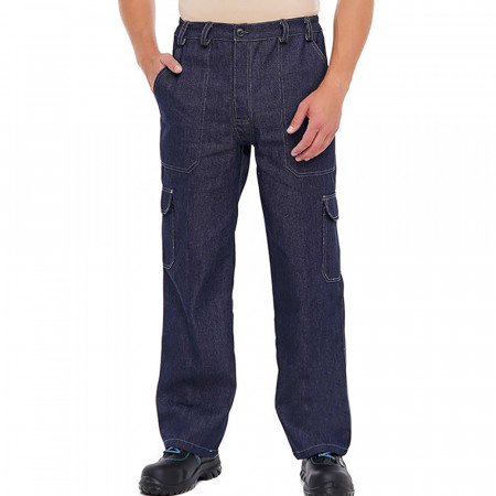 Pantaloni de lucru din denim Denim K6, deci albastrul este potrivit pentru sublimare